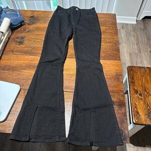 Black Flared Pants